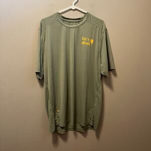 Swinton Pickleball Men's‎ Dinker Lux Performance Shirt Size XL Green